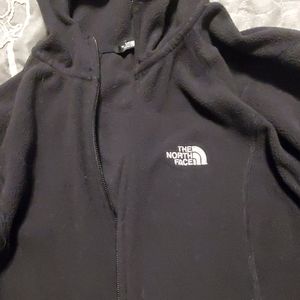 North face thin fleece hoodie